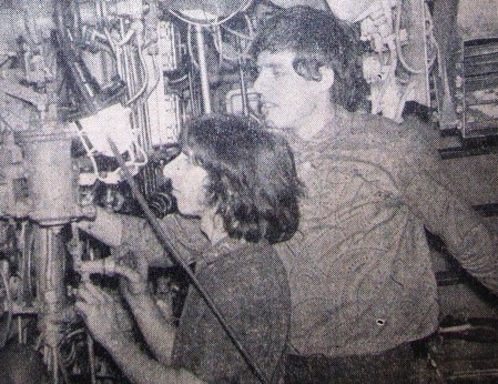 Саримахмудов  Владимир и Владимир Сагалаев котельные машинисты -  БМРТ-427  Каарел Лийманд 3 августа 1976