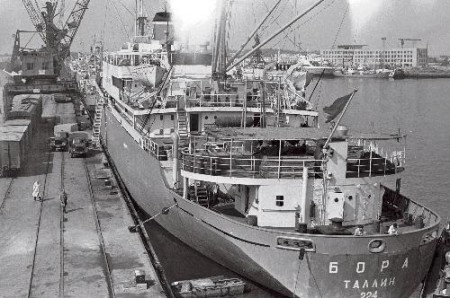 ПР Бора а Таллинском рыбном  порту  1966