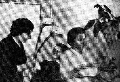 Галковская  Екатерина Семеновна в день своего юбилея -  ТБОРФ   08 03 1966