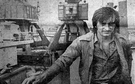 Шур Анатолий матрос выпускник Пярнуской  мореходной  школы   - ТР Нарвский залив 19 09 1978