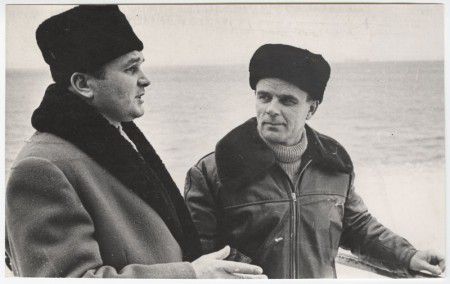 Завьялов   Валентин старший  технолог   и  старший  матрос  Кошкин -  ТР  Бора  -    1966  год