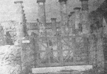 вид древнего города Помпеи - ТР Бора 04 02 1975