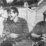 Судно пришло в порт, моряки приветствуют близких на пирсе - ПР Крейцвальд  10  06 1970