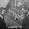 Харашаус Казимирас  матрос БМРТ-604 (справа) и секретарь комитета комсомола А. Черепков – 08 01 1977