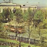 Калинин -  площадь   Ленина  и мотоцикл  Ява  кажется  на  переднем  плане 1966г.