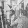 Слинявук С. рулевой и Г. Лысенко 3-й штурман – ТР Иней 15 02 1979 фото Ф. Чобан