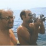 Шамрай Александр ( справа ) и руководитель  Боспорского подводного  археологического  отряда ЛОИА АН СССР 1982